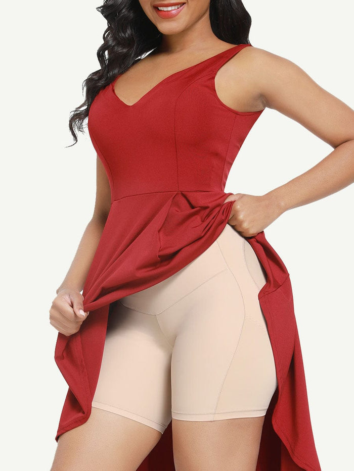 High-Waist Tummy Control & Butt Lifting Shaper Shorts (Nude)