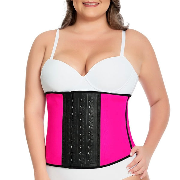 Pink Sport Waist Trainer 3 Hooks