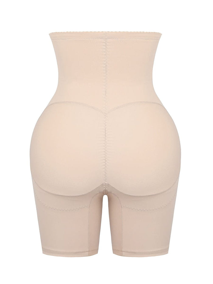 High-Waist Tummy Control & Butt Lifting Shaper Shorts (Nude)