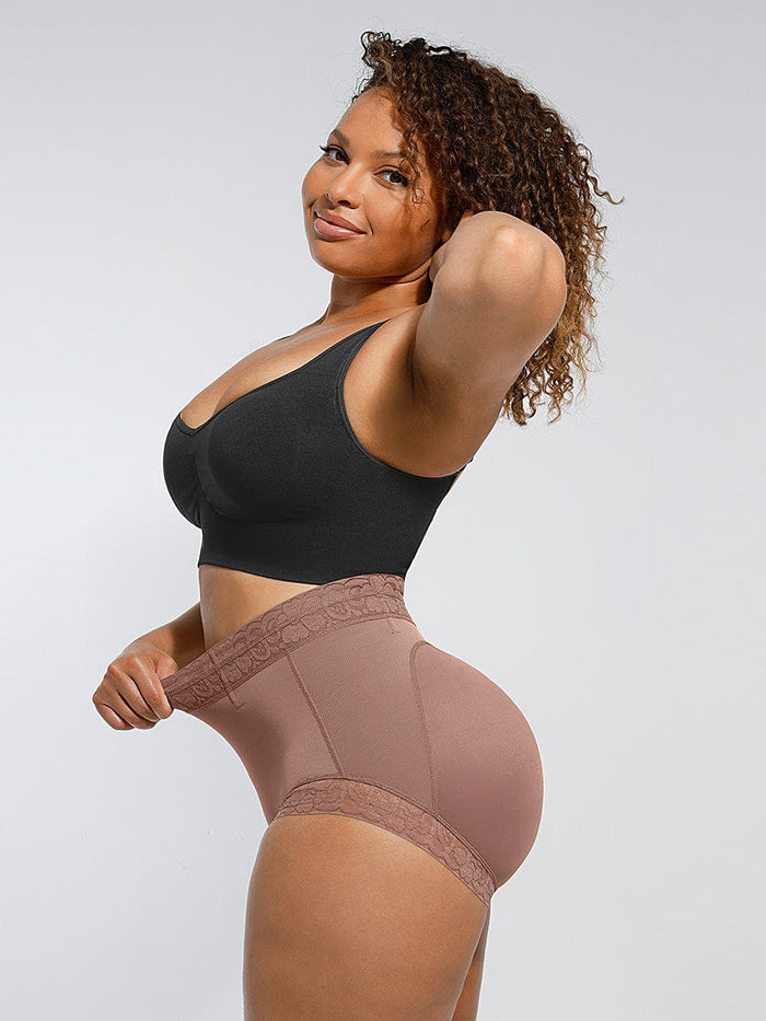 Hourglass Butt Lifting & Waist Slimming Shorts (Nude)