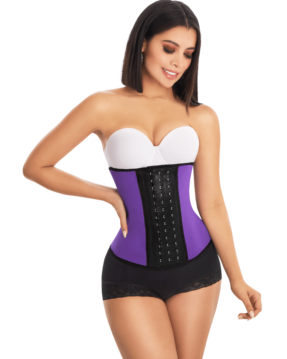 Purple Sport Waist Trainer 3 Hooks