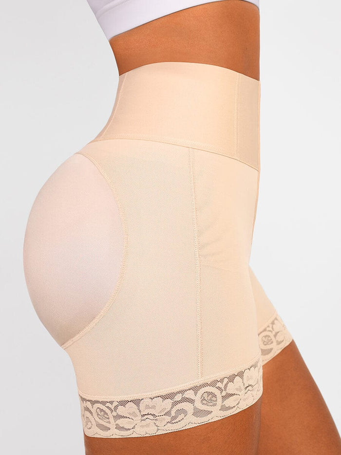 Nude Booty Lifting BBL Mid Thigh Shaper Shorts