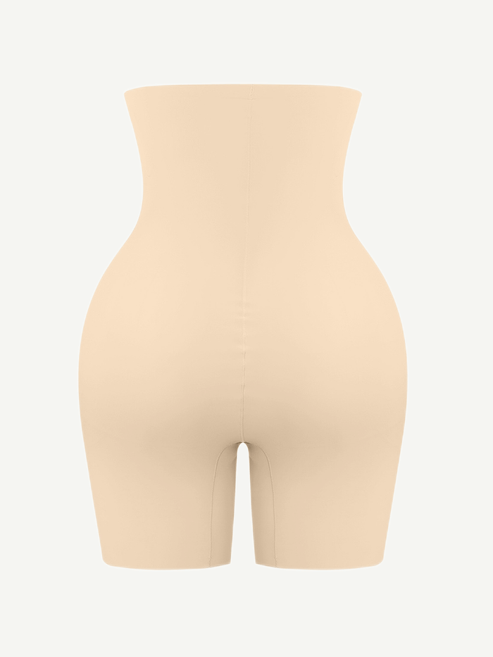 Nude High-Waist Air Slim Butt Lifter Shorts – Seamless Shaper with Hip Pads