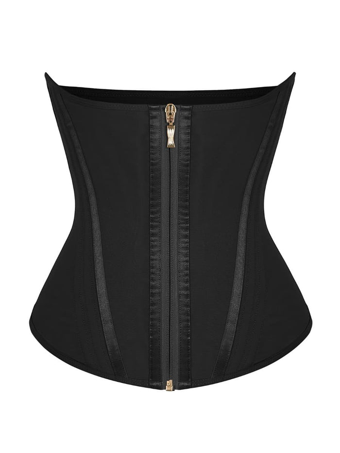 Black Double Compression Waist Trainer