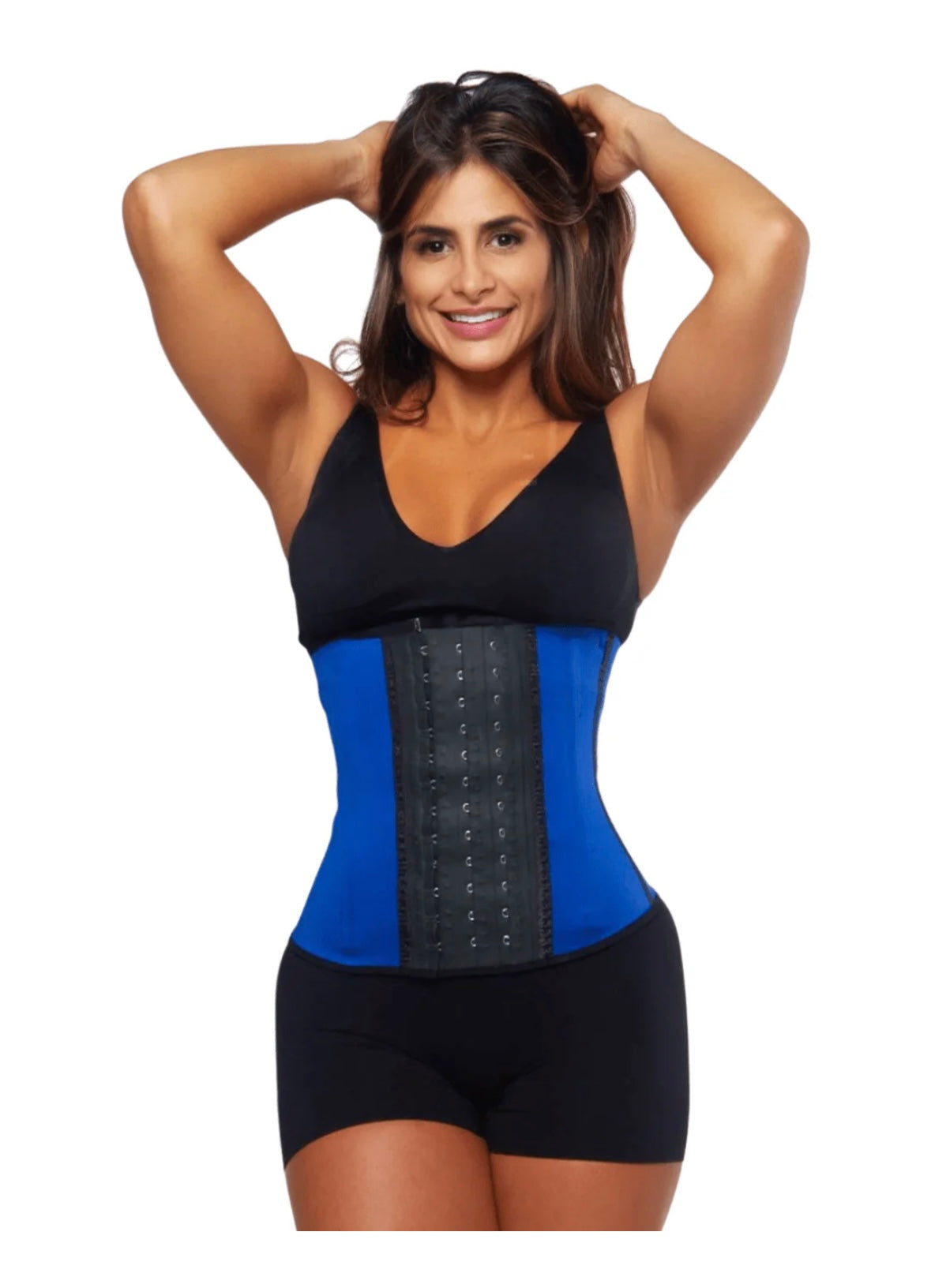 Blue Sport Waist Trainer 3 Hooks