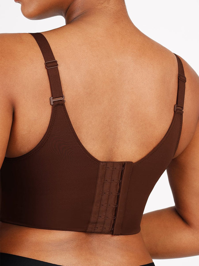Sculpting Underwire Push-Up Bra (Brown)