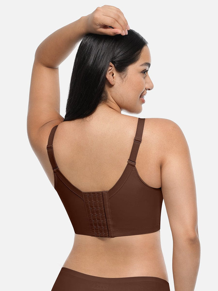 Sculpting Underwire Push-Up Bra (Brown)
