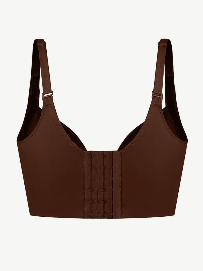 Sculpting Underwire Push-Up Bra (Brown)