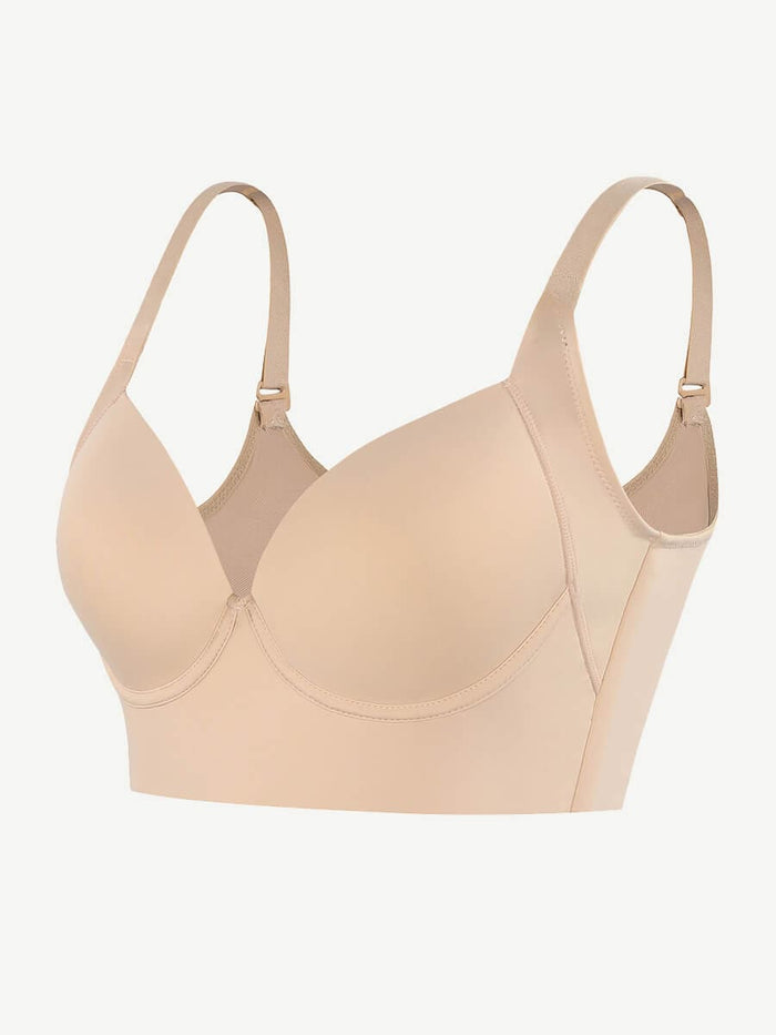 Sculpting Underwire Push-Up Bra In Nude
