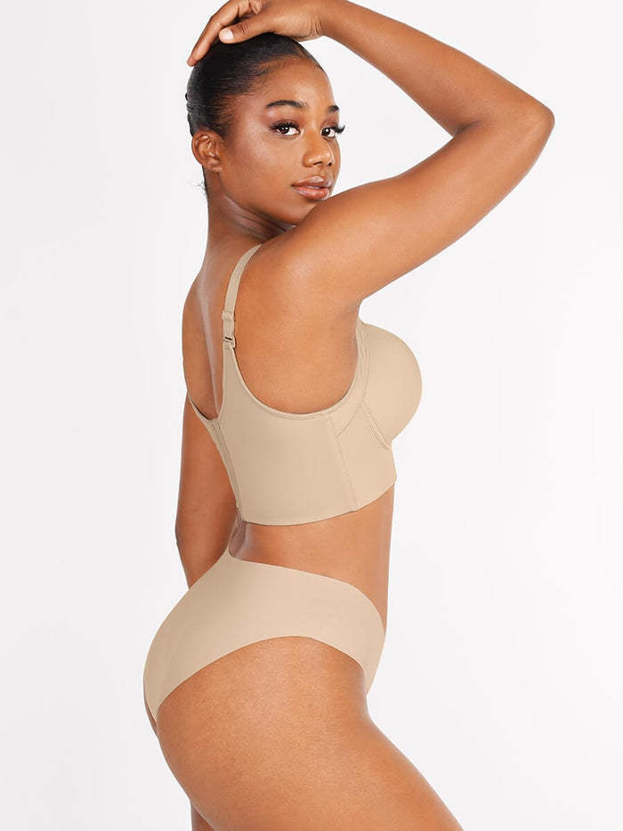 Sculpting Underwire Push-Up Bra In Nude
