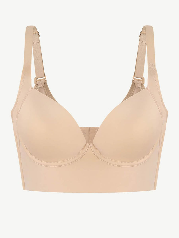 Sculpting Underwire Push-Up Bra In Nude