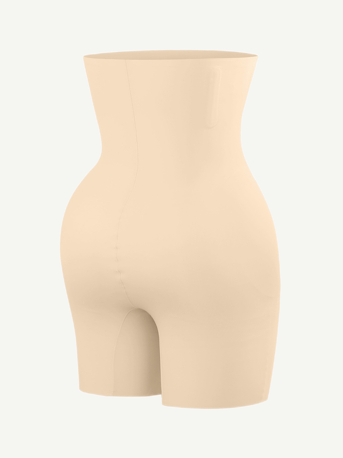 Nude High-Waist Air Slim Butt Lifter Shorts – Seamless Shaper with Hip Pads